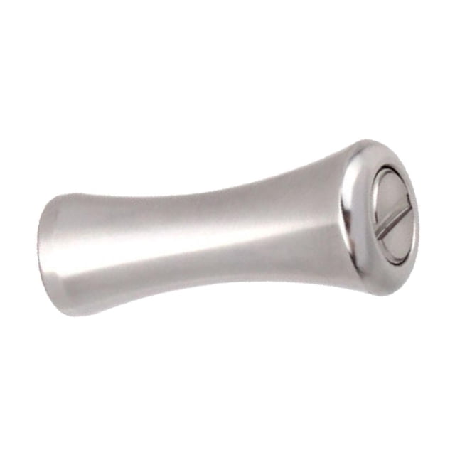 QualitChoice Fishing Reel Handle Knob Spare Part Modified Fishing Gold Grip Accessory DIY Silver 0.8 x3.6 cm