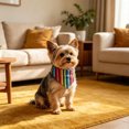 thumbnail image 6 of Pet Neck Scarf, Colorful Dog Bandana, Triangle Cat Scarf, Soft Polyester Pet Accessory, Adjustable Walking Outfit For Small Medium Cats Dogs, 6 of 8