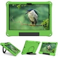 thumbnail image 4 of TECH CIRCLE Case for Samsung Galaxy Tab A8 (10.5") (SM-X200) Tablet - Lightweight Plastic Kickstand Case Portable Handle Protective Cover for Kids (Green), 4 of 6