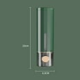 thumbnail image 2 of RUNROTOO Wall Mounted Olive Green Shampoo Container with Easy Press Pump for Home Bathroom Use, 2 of 8