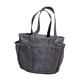 thumbnail image 4 of Bolsa de playa familiar de malla con bolsillos para juguetes de arena, bolsa plegable con asa, resistente a la arena, para piscina, bolso de mano para Negro, 4 of 10