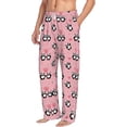 thumbnail image 6 of Salouo Valentine'S Day Panda Print Pajama Pants for Men, Lounge Pants Elastic Waistband Casual Men's sleepwear Loungewear Sleep Pajama Pant -X-Large, 6 of 7
