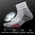 thumbnail image 3 of Yoyoo 15 Pyyoors Chaussettes de Randonnée, Multi-pack Chaussettes Rembourrées pour Loisirs Extérieurs (Noir), 3 of 6