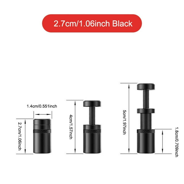 GPUHOLD Aluminum White GPU Holder Support Bracket - Anti-Sag Stand Video Card Holder for Graphics Card Sag Holder Bracket Black-2.7cm