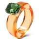 thumbnail image 1 of Pisexur Belleza Maquillaje Anillo de diamantes de color gelatina, dulce y colorido, de resina, para niñas y niños.para mujeres y hombres, 1 of 3