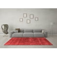 thumbnail image 3 of Ahgly Company Indoor Rectangle Oriental Red Industrial Area Rugs, 2' x 4', 3 of 4