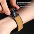 thumbnail image 3 of Magnetic Buckle Leather Silicone Strap 20mm, 3 of 5