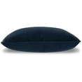 thumbnail image 2 of Wali Square Accent Throw Pillow, 20 Inch, Feather Fill, Blue Polyester, 2 of 3