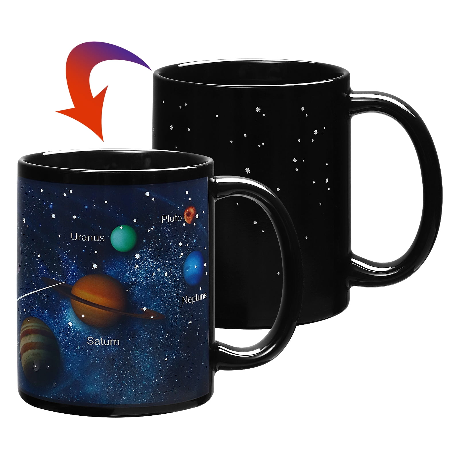 HOMEMAXS 1pc Solar System Heat-sensitive Reactive Mug Color Changing ...