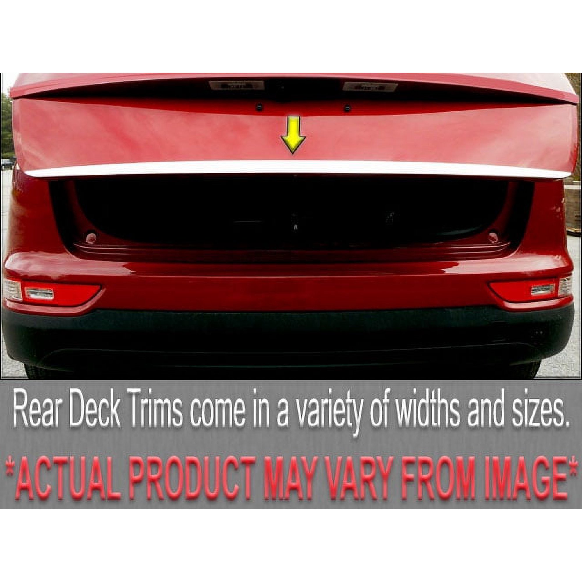Stainless Steel Rear Deck Accent 1Pc Fits 2005-2009 Pontiac G6 RD47270 QAA