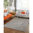 thumbnail image 1 of Unique Loom 3128010 12 x 15 ft. Solid Shag Rectangular Rug, Cloud Gray, 1 of 1