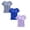 Blue & Light Purple & Dark Blue, variant on 3 Piecess Tank Tops with Built In Bras 2 In 1 Soft Lightweight Camisole with Shelf Bra Activewear Gym Sports Basic Cami Tops Undershirt