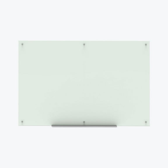 Luxor 72"W x 48"H Magnetic Wall-Mounted Glass Board
