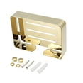 thumbnail image 3 of Uxcell 304 Stainless Steel Wall Mounted Soap Dish Holder Golden, 3 of 5