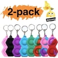thumbnail image 1 of Lot de 2 Simple dimple, MINI Pop it Jouet à Doigt Anti-Stress / Jouet - CE Multicolore, 1 of 3