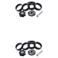 thumbnail image 1 of serony CANSUCC 8 Pièces / Set Vélos Casque Espaceur Universel Universel Robuste Remplaçable Vélo avant Rondelle Noir 2Set, 1 of 6