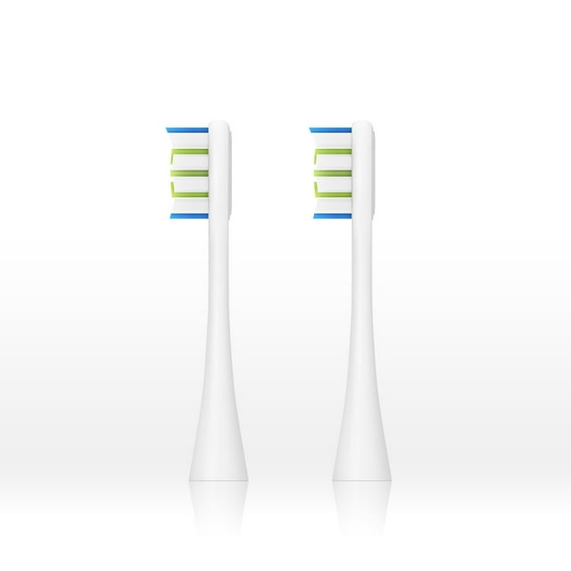 Oclean Oclean One Electric Toothbrush Replacement Heads - 2 Pack, Standard Cleaning Type, Compatible with Oclean One Models, Eco-Friendly Design, Deep Cleaning Bristles, No Logo, High-Quality