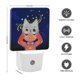 thumbnail image 2 of Wolfboy y la Fábrica de Todo Luz nocturna LED con sensor de anochecer a amanecer para dormitorio, baño, pasillo, escaleras - Lámpara LED nocturna de enchufe, 0.5W - 1 pieza, 2 of 6