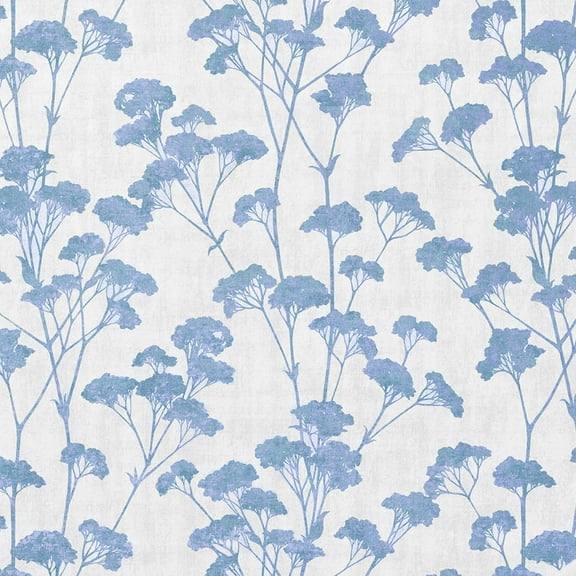 Advantage Sprig Blue Trail Wallpaper