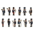 thumbnail image 4 of 12 figuras de cascanueces, decoraciones de madera de cascanueces, decoración navideña para centro de mesa, decoración del hogar para estantes de fiest, 4 of 7