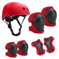thumbnail image 1 of RV Casco de protección para niños Bicicleta Kit de protección contra rodillos para niños Casco ajustable Coderas Rodilleras Protectores de muñeca Conjunto de protección deportiva para niños Monopatín, 1 of 5