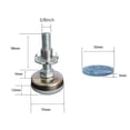 thumbnail image 2 of 4 Uds. Reemplazo de patas de nivelación de muebles 3/8 ''hilo ajustable duradero evita arañazos niveladores de patas de muebles para sillas sofá hogar Soledad niveladores de sofá, 2 of 10