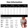 thumbnail image 3 of Kddylitq I'm Fine Shirt for Women Cotton Linen Horror Blood Print Collared Button Down V Neck Long Sleeve Gauze Halloween Shirts 2024 Casual Work Clothing Beige 2XL, 3 of 5