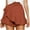 Hot Pink, variant on JINMGG Shorts for Women Clearance $5 Women Shorts Summer Casual Loose Solid High Waist Ruffles Short Beige L