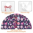 thumbnail image 4 of Lsque cute Skull rainbow mushroom Print Christmas Tree Skirt, Tree Skirt with Ties or Velcro, Perfect for Holiday Decorations, Halloween, and New Year-36", 4 of 7