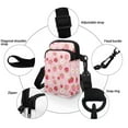 thumbnail image 5 of XYZCANDO Daisy Strawberry Cross Body Phone Purse for Womens Flower Small Messenger Handbag with Adjustable Shoulder Strap Casual Cellphone Case Over Shoulder Wallet for Travel Shop Work, 5 of 7