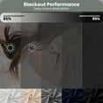 thumbnail image 4 of Lux Decor Blackout Curtains Set of 2 for Living Room, Thermal Insulated Bedroom Drapes, Noise-Reducing & Light Blocking Curtains, 42"x84" Sage, 4 of 11