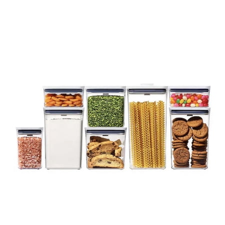 OXO SoftWorks POP Food Storage Containers, Set of 8.‼️light dirt‼️