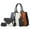 02-Black, variant on Women Four Set Handbag Shoulder Bags Four Pieces Tote Bag Crossbody Wallet Bags