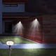 thumbnail image 5 of Céspedes solares Patios al aire libre Paisajes Céspedes Farola Jardín Iluminación de cabañas Aplique de pared Aplique solar de pared, doble propósito Ubicación Luz de enchufe de piso, 5 of 7