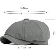 thumbnail image 2 of CoCopeaunts Octagonal Newsboy Cap Cotton Beret Hats for Men Spring Summer Retro Flat Ivy Hat Casual Newsboy Hats for Women, 2 of 7