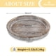 thumbnail image 5 of Bandeja decorativa para velas, madera de Romadedi, encalada, 28 cm, 5 of 9