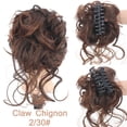 thumbnail image 1 of Clip à Griffes Chignon Désordonné Pièce de Cheveux Ondulée Bouclée Chignon Décoiffé Extensions de Cheveux Synthétiques, 1 of 7