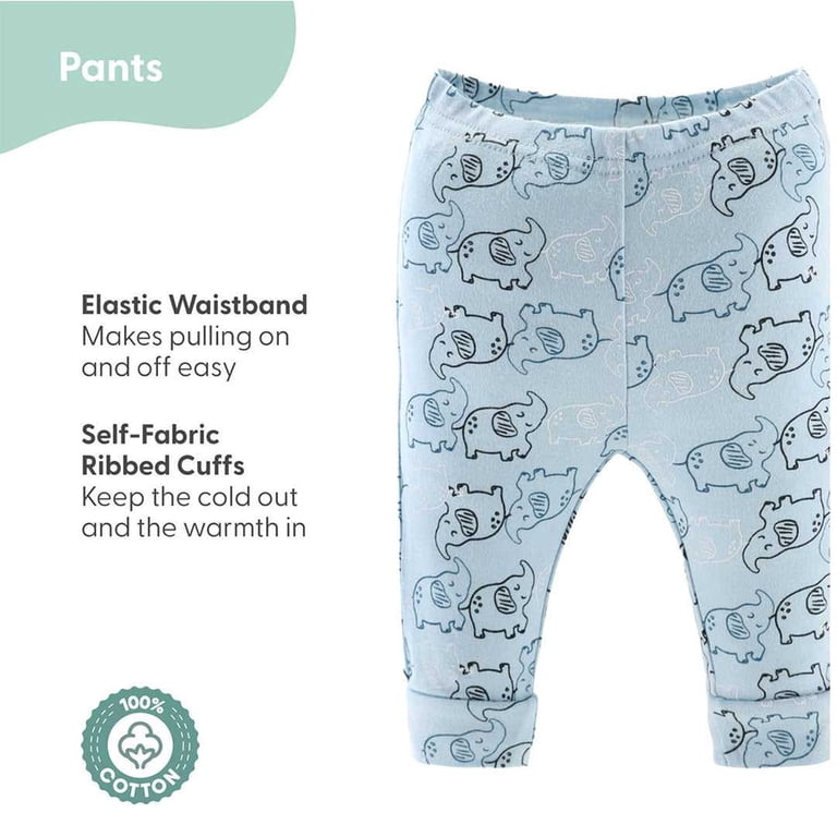 The Peanutshell Newborn Layette, 30-Piece Blue Elephant Set photo 6