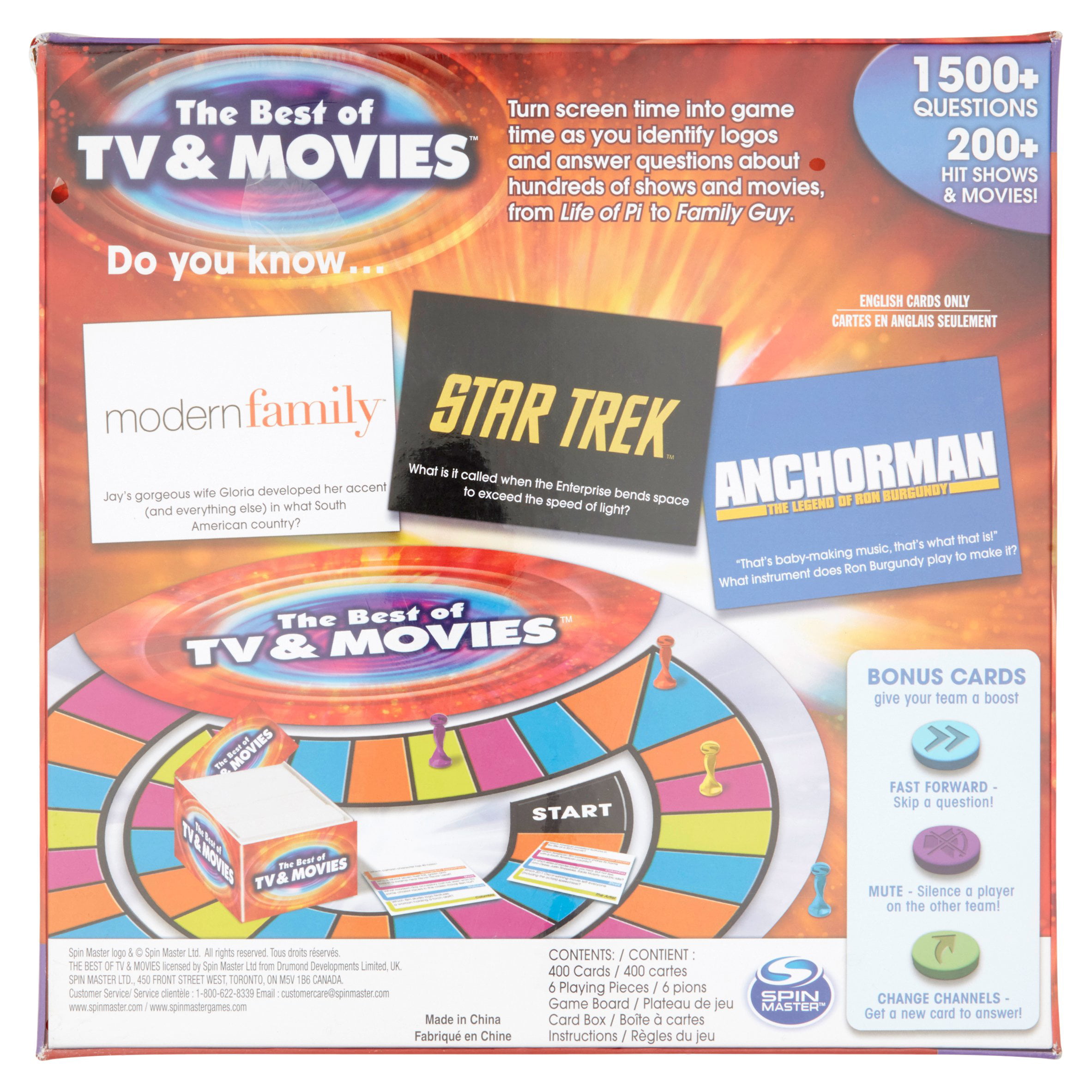 Spin Master Logo Board Game Best of TV & Movies