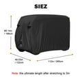 thumbnail image 2 of IClover 420D Waterproof 4 Passengers Golf Cart Cover Dustproof for Club Car EZ GO YAMAHA, 2 of 10