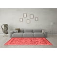 thumbnail image 3 of Ahgly Company Indoor Rectangle Oriental Red Industrial Area Rugs, 2' x 4', 3 of 4