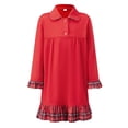 thumbnail image 2 of AIGUR Red Family Christmas Pajamas Matching Sets, Classic Plaid Design Christmas Family Matching Outfits, 2 of 10