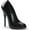 Black, variant on Devious DOMINA-212 - 6" Peep Toe Pump-Blk Pat-7