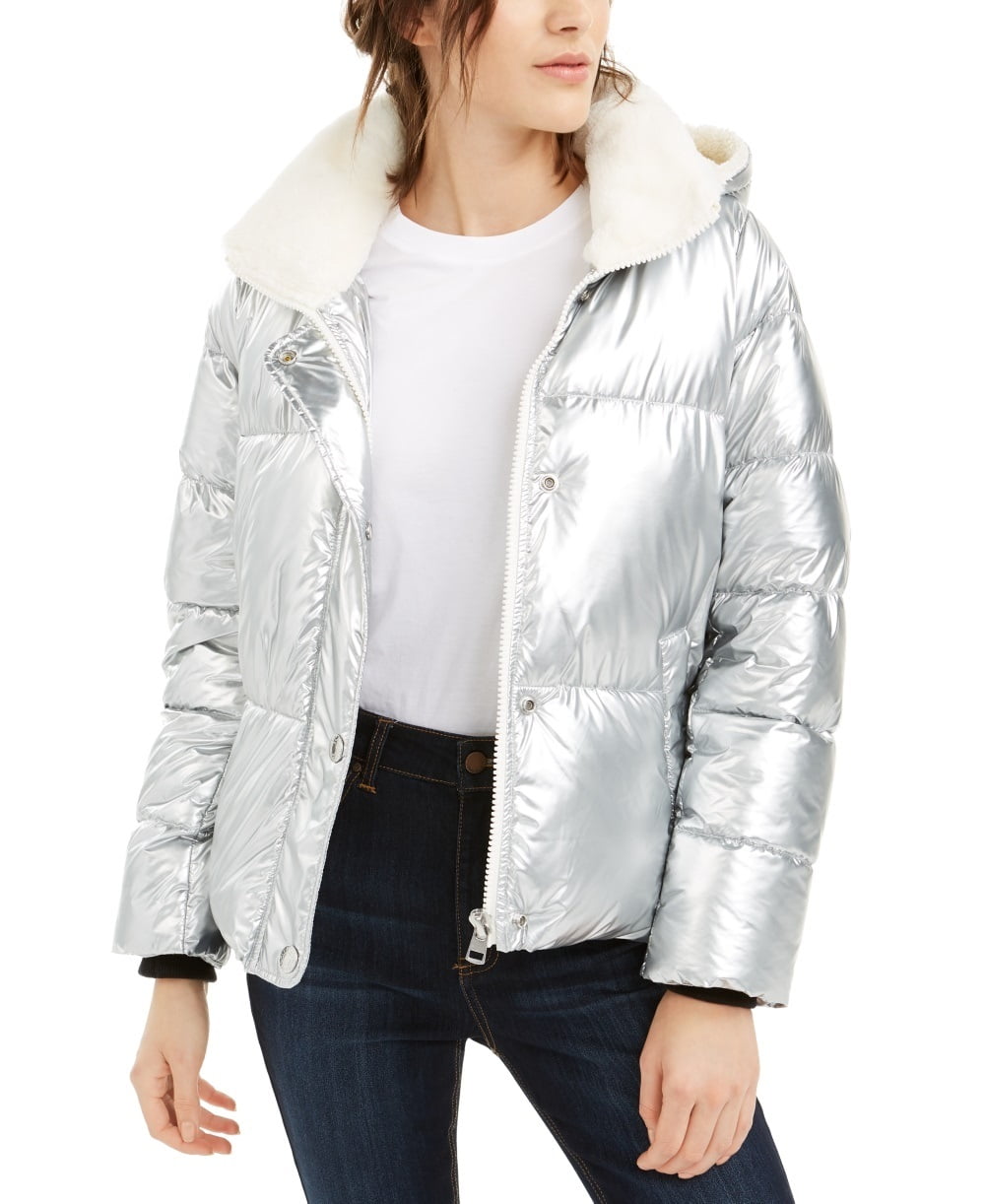 Calvin klein jeans metallic puffer parka Clearance