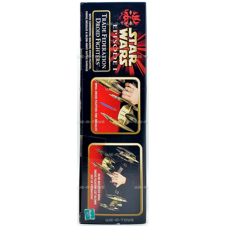 ハズブロ STAR WARS エピソード1 トレード連邦 ドロイドファイター Amazon.com: Star Wars Trade Federation Droid Fighters