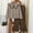 Brown, variant on Amidoa Girls Summer Outfits 2 Piece Long Sleeve Cute Top and Pants Kids Clothing Sets Blue Size 8