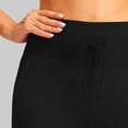 thumbnail image 6 of Lenpel Women's Fleece Lined Sweatpants High Waisted Drawstring Slim Winter Warm Joggers Lounge Workout Pants, 6 of 7
