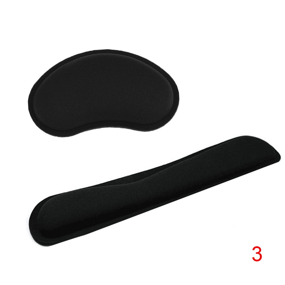 Memory Foam Set Nonslip Mouse Wrist Support/ Keyboard Wrist Rest for Computer 