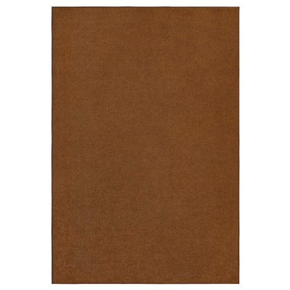 Smooth and soft outdoor Brown area rugs 7' Hexagon for patio, porch, deck, boat, basement, garage, party, event, wedding tents and more with a low pile height