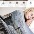 thumbnail image 3 of Orinice Old Western Town Wooden Buildings Wagons Theme Warm Lightweight Soft Fleece Blanket All Seasons - Multiple Sizes Available 60x80in, 3 of 6